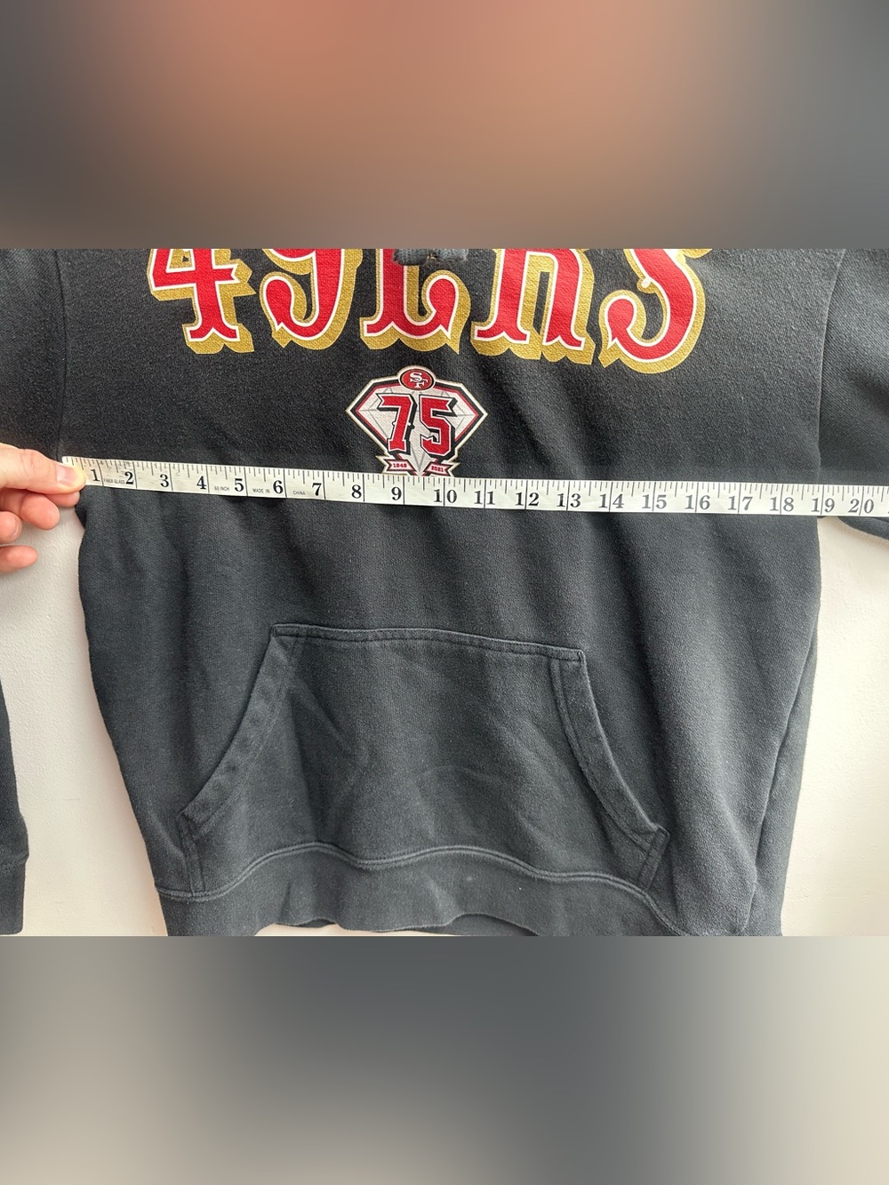 Fanatics 49ERS Black Hoodie M - Picture 6 of 13